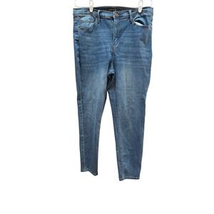 Nanette Lepore Women's Size 16 Blue High Rise Ankle Skinny Jeans‎